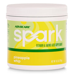 AdvoCare Spark Pineapple Whip tub ready for a sugar-free energy boost.