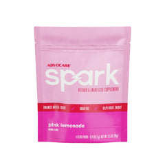 AdvoCare Spark pink lemonade stick-pack for smooth energy and focus