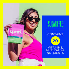 AdvoCare Spark ready drink in a glass delivers focused energy