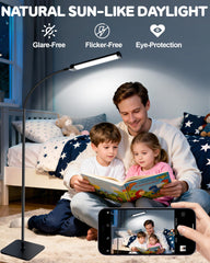 AearKing light therapy lamp color temperature control supports task lighting and relaxation