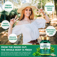 AEBEFBAW parsley leaf bottle shows fresh breath support