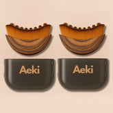 Aeki Lymphatic Contour Face Brush with ergonomic handle for gentle, sculpting massage