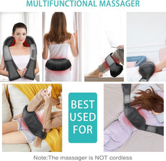 AERLANG back massage shows durable leather and breathable mesh materials.