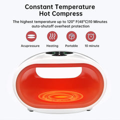 AERLANG Hand Massager demonstrates heat and compression soothing hand tension.
