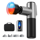 AERLANG massage gun heat head attached for soothing warmth during massage