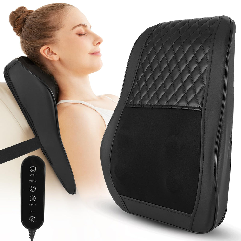 AERLANG neck and back massager with heat for at-home comfort.