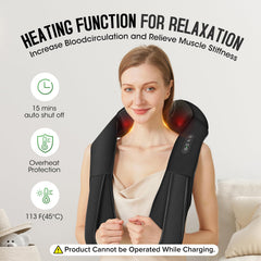AERLANG massager with adjustable shoulder strap ensures a secure fit for everyone