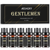Aeshory Gentlemen's Essential Oils Set box for premium gifting and home scent projects.
