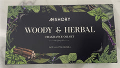Aeshory Cypress bottle with fresh, green notes for focused ambience