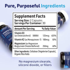 AgeImmune Brilliant D3+ label closeup shows doctor-formulated immune and bone support.