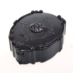 AHIER complete lens case kit with solution bottle and tweezers for easy on-the-go care