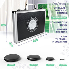 AICNLY essential oils enhance stone massage for a more relaxing experience.