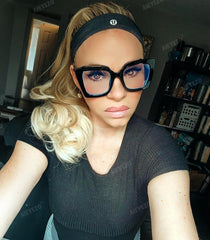 AIEYEZO square oversized frame combines fashion and comfort for daily wear.