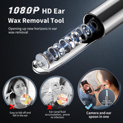 AIFINI all-in-one ear spoon camera design reduces drop risk during cleaning.