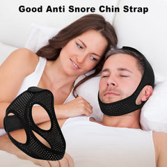 Aikaplus adjustable airflow jaw strap demonstrated for personalized jaw position