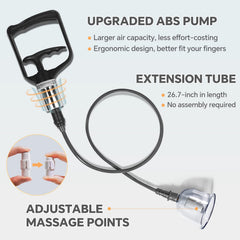 AIKOTOO cupping set hand pump demonstrates adjustable suction control