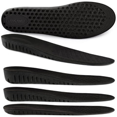 Ailaka height increase insole showing three heights for discreet lift