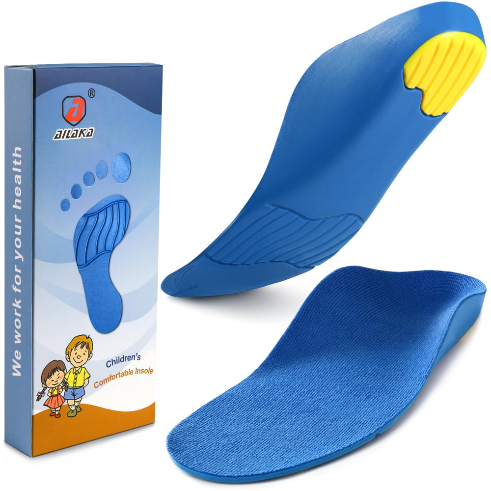 Ailaka Kids orthotic arch-support insoles offering full-arch stabilization for growing feet