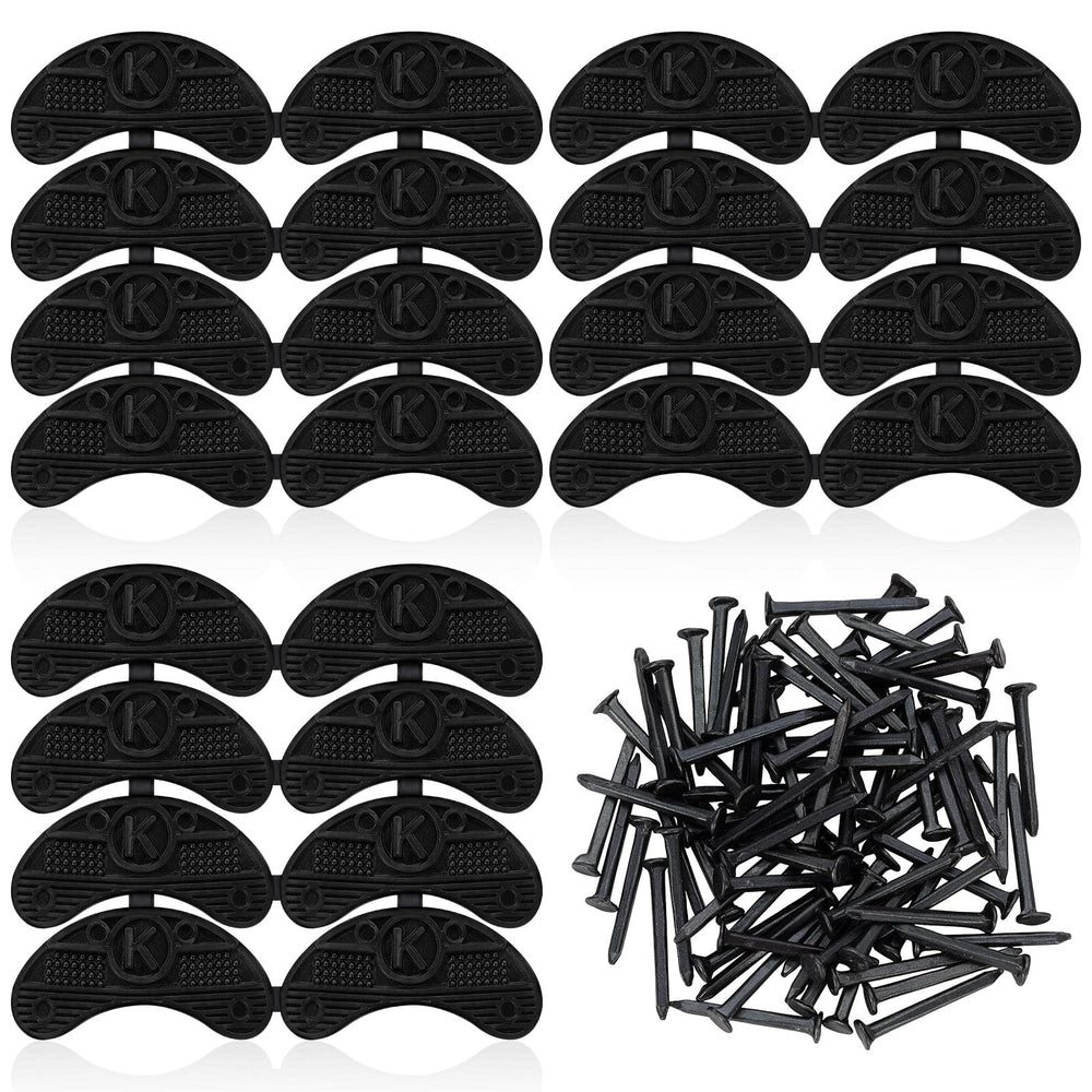 AIQINHU 36-piece heel plates pack for quick reinforcement of worn shoes