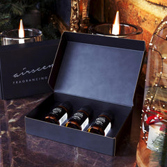 Air-Scent Fireside Spiced Cider diffuser oil bottle creates warm, inviting mood.