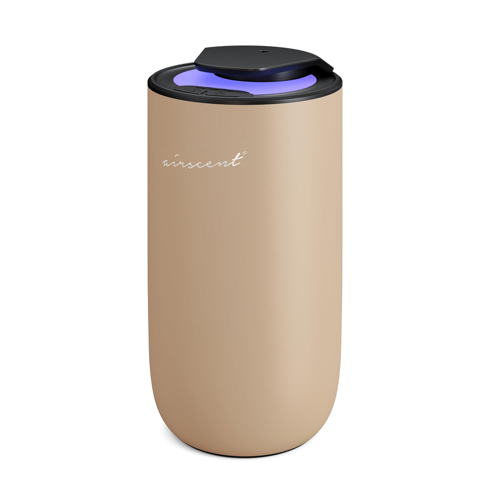 Air-Scent Mini Waterless Diffuser in gold finish for elegant room scenting