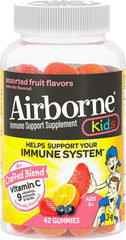 Airborne immune-support kids gummies bottle for convenient daily immune support.