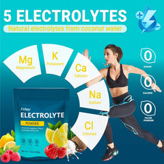 Airboy electrolyte powder scoop reveals 1000 mg potassium per serving.