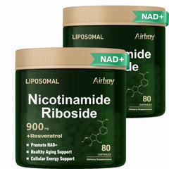 Airboy liposomal nicotinamide riboside bottle supports energy and focus.