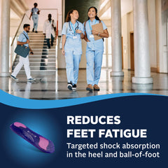 Airplus Gel Orthotic 3/4 Length dual color gel zones for heel and forefoot.