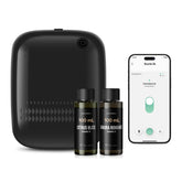 Airversa ANW Kit Black front view shows wide-area diffusion for large rooms.