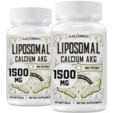 Ajaxerrue Liposomal CaAKG bottle showing premium packaging for daily wellness