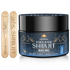 Ajoblanco Himalayan Shilajit Resin jar shows pure resin ready for daily use
