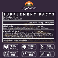 Close-up of Shilajit resin dissolving in warm water for daily vitality