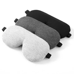 ALASKA BEAR eye mask with nose-curve fit for secure light blocking.