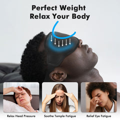 Albatross Health New England eye mask with adjustable strap ideal for travel.