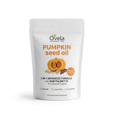 ALBIKYU Ovela pumpkin seed oil capsules bottle for daily skin and hair support