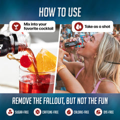 Alcohol Armor Recovery Shot 12-pack pack shows travel-friendly hydration option.