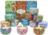 Alikiai 12-pack soy wax candles in a gift box for home gifting.