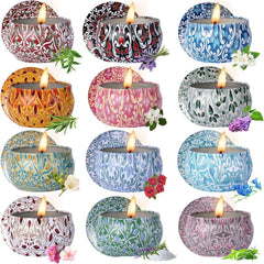 Alikiai scented candles 12-fragrances collection enhances mood and home fragrance
