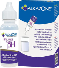 AlkaZone water glass being poured to illustrate alkaline water for hydration.
