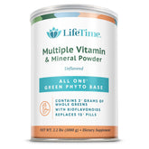 ALL ONE Rice Base daily scoop stirred into water for convenient complete nutrition.