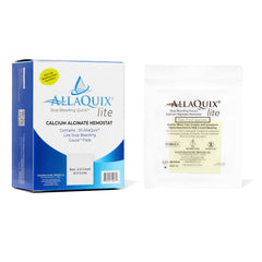 AllaQuix Lite 2x2 gauze pad for fast bleeding control and wound coverage