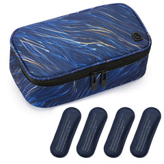 ALLCAMP insulin cooler front view, portable storage for medications on travel.
