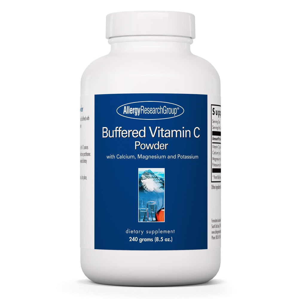 Allergy Research Group Buffered Vitamin C Powder bottle for daily antioxidant support