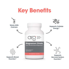 Allergy Research Group hypoallergenic supplement label highlighting strict quality controls