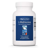 Allergy Research Group L-Methionine bottle highlighting pure free-form amino acid