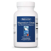 Allergy Research Group magnesium citrate capsules bottle highlighting stress support potential