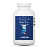 Allergy Research Group Mastica bottle-label shows authentic Chios mastiha resin for digestion support