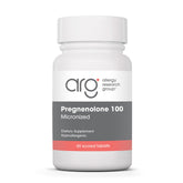 Allergy Research Group Pregnenolone 100mg bottle showcases convenient hormone support.