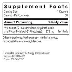 Pyridoxine P5P capsules close-up highlight vegetarian capsules for sensitive systems.